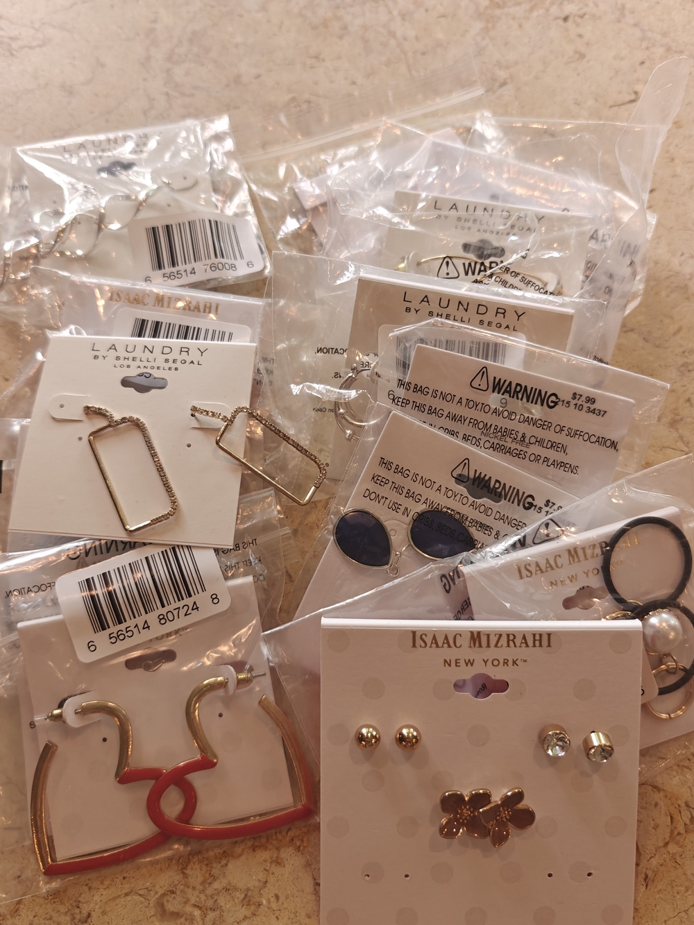 Mixed Lot Earrings 12 Pairs+
